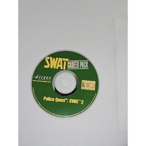 SWAT Career Pack - Police Quest: SWAT 2 Videogame (PC, Sierra, 2000)  Disc Only
